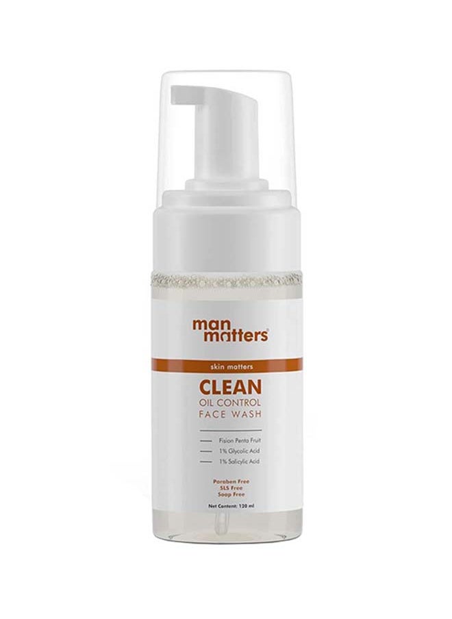 Man Matters - 1% Salicylic Acid Oil Control Face And Beard Wash Oil And Exfoliates Skin Gently - Image 1