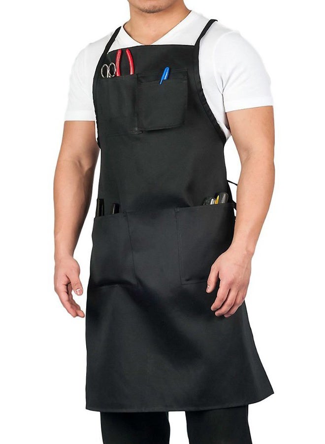KNG Adult Shop Apron, Black - Image 1