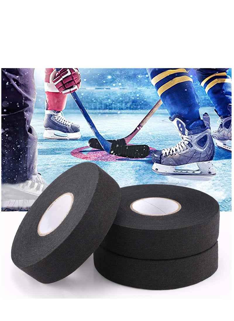 SYOSI Hockey Tape 1" x 27 Yard Adhesive Cloth Tape Hokey Stick Blade Handle Shaft Bat Sports Tape Non-Slip Grip Wrap for Ice Hockey Field Hockey Roller Hockey Lacrosse  - Image 2