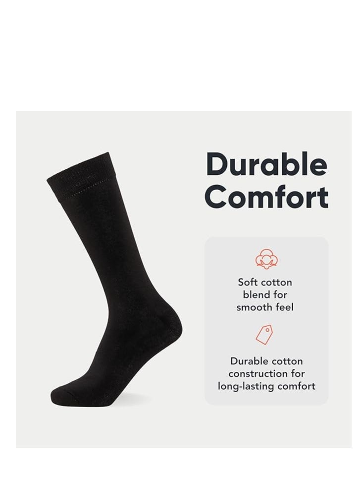 Generic - 10 Pairs Men's Socks Naturally absorb moisture, wick away sweat, while the fabric properties are breathable. - Image 1