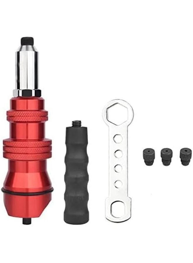 Riveter Adapter With Handle For Cordless Drill Insert Nut Tool Set - Image 1
