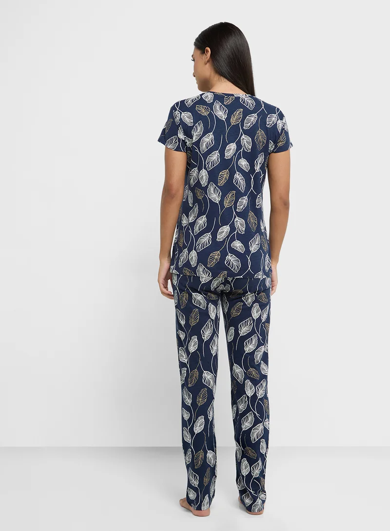 ريبلز مع نمشي LADIES NIGHTWEAR SET