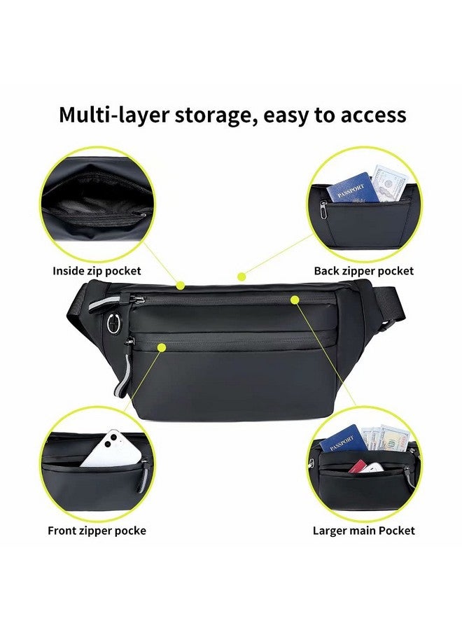 PALAY¬Æ Waist Bag for Men Women with Adjustable Strap, Waterproof Chest Bag Large Fanny Pack Bum Bag for Hiking Travel Camping Running Sports Outdoors - Image 3