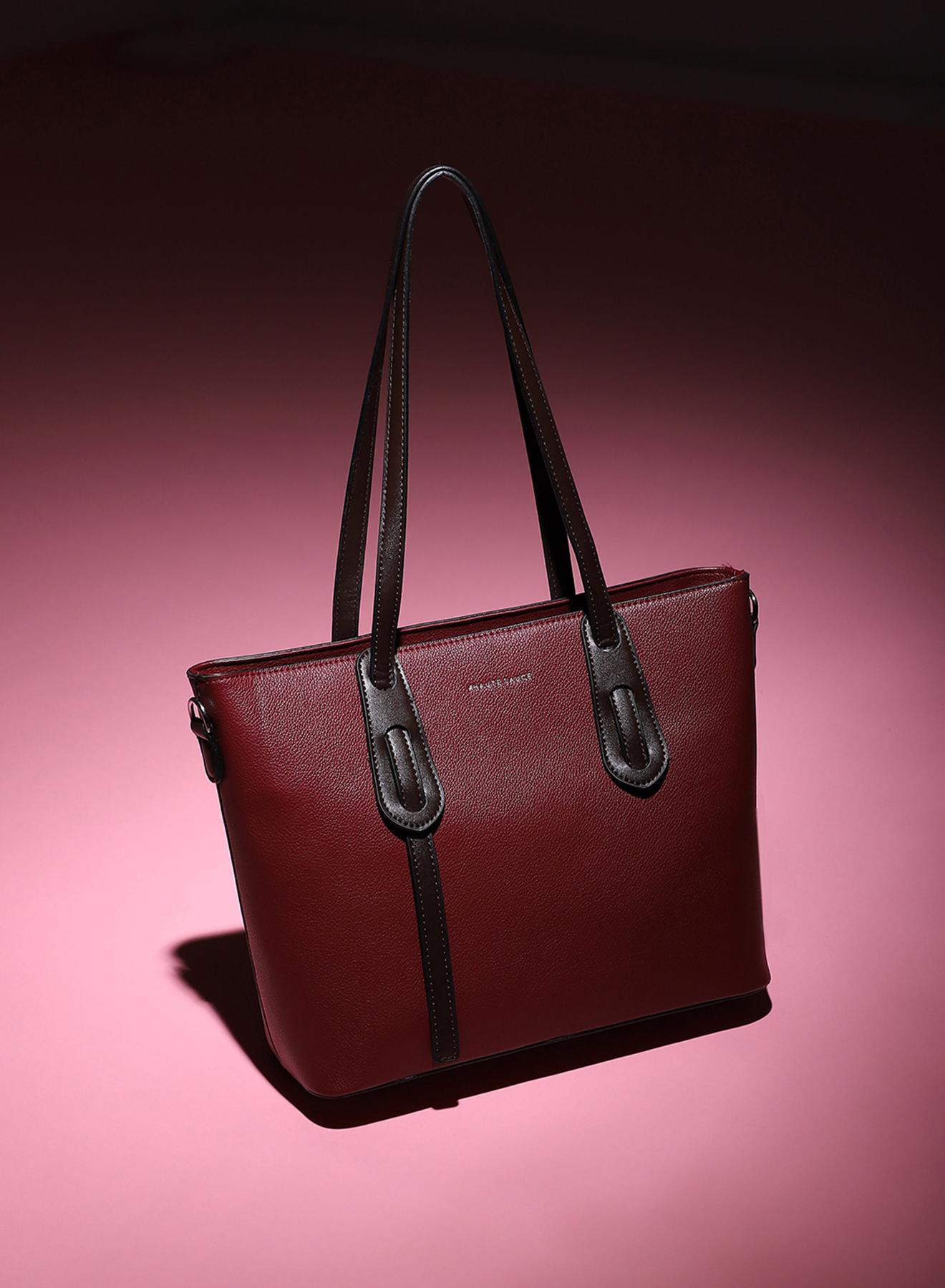 حقيبة يد نسائية تو جو - عنابي