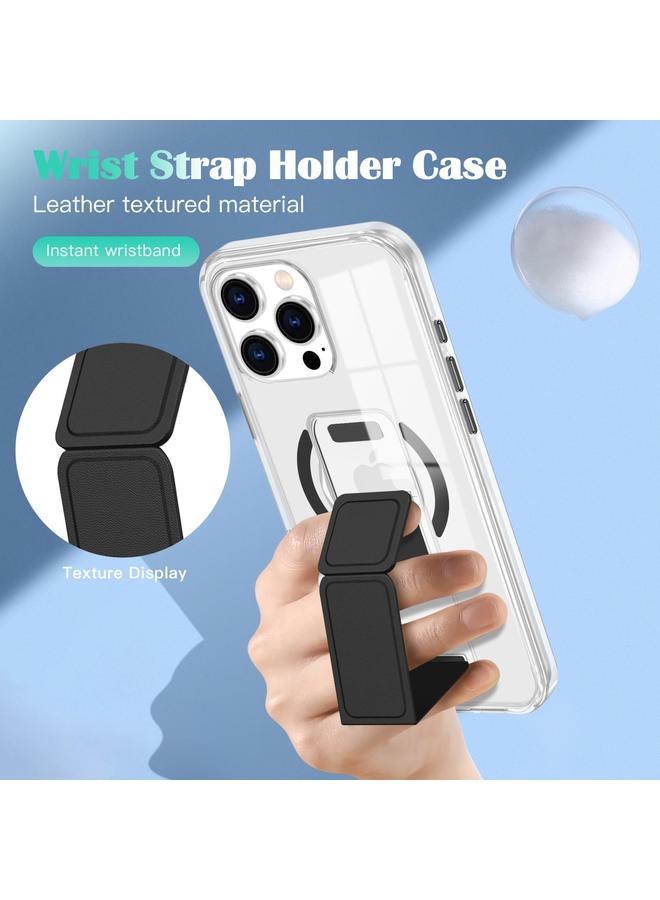 erorex Case For iPhone 13 Pro Clear Wristband Holder MagSafe Phone Case - Image 5