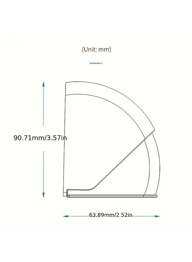 غطاء جرس الباب الشفاف المقاوم للماء، تصميم قابل للتمديد والطي، مقاوم للمطر والرشاش، متوافق مع معظم أجراس الباب اللاسلكية - Image 4