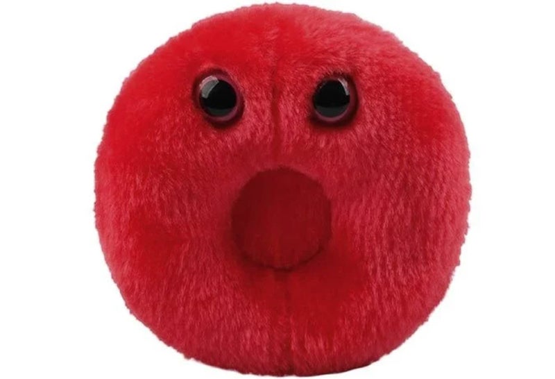 Giant Microbes GIANTmicrobes Red Blood Cell Plush Blood Drop Plush Blood Bank Gifts for Lab Techs Hematology Phlebotomy Gifts Leukemia Awareness Immunology Gift Lymphatic System - Image 2