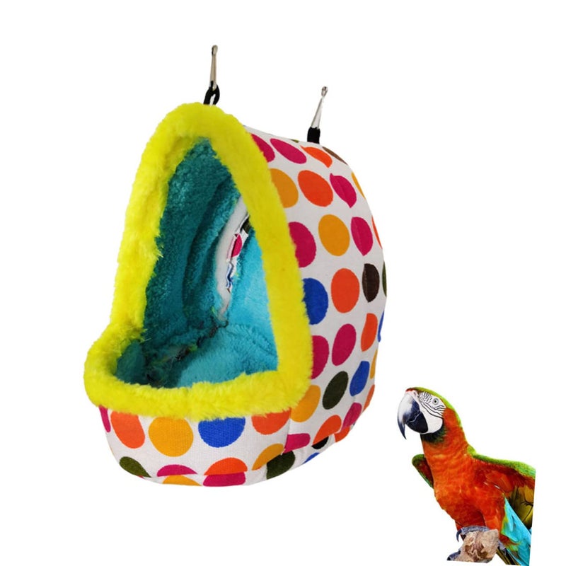Plush Parrot Nest Hammock Bird Cage Hanging Tent Sleeping Pad Accessory - Image 4