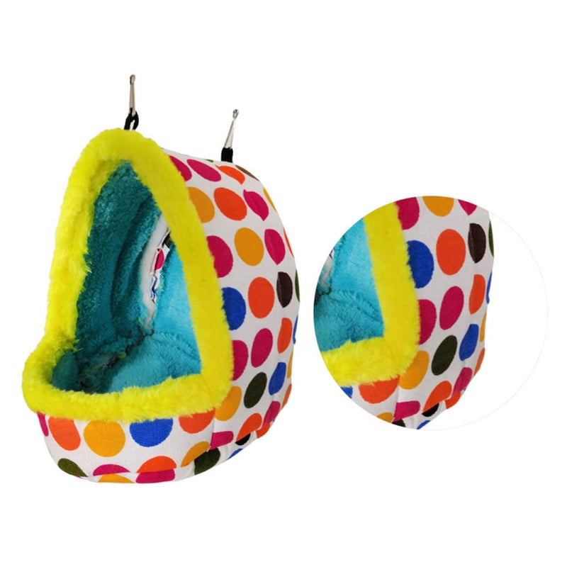 Plush Parrot Nest Hammock Bird Cage Hanging Tent Sleeping Pad Accessory - Image 2