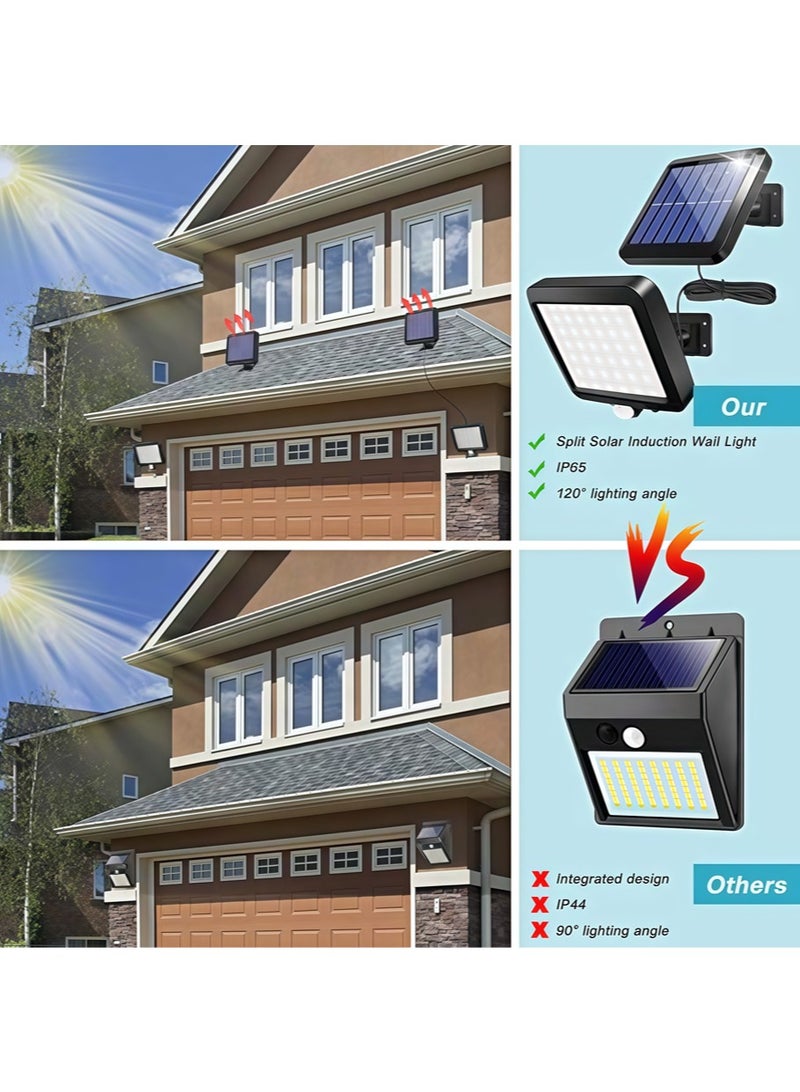 Leon Home LED Solar Flood Light Solar Light Outdoor with Motion Detector Ip65 Waterproof 120 Lighting Angle Solar Wall Light for Garden - Image 5