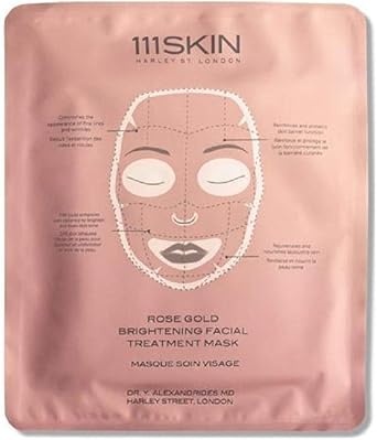111SKIN Rose Gold Brightening Facial Treatment Mask 1 Mask 30ml 101floz