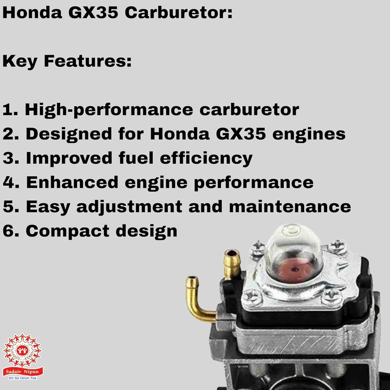 New Carburetor Carb Fits Honda GX35 GrassTrimmer Engine 16100-Z0Z-034 Lawn Mower Brush Cutter Spare Parts (Best quality )  - Image 5