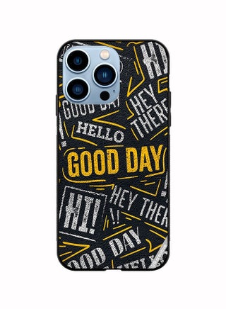 Protective Case Cover For Apple iPhone 13 Pro Max Hello Good Day Design Multicolour - pzsku/Z441F926D0ACF30F8004EZ/45/_/1666280435/7481a15b-15a2-4924-a721-3394b89437fc