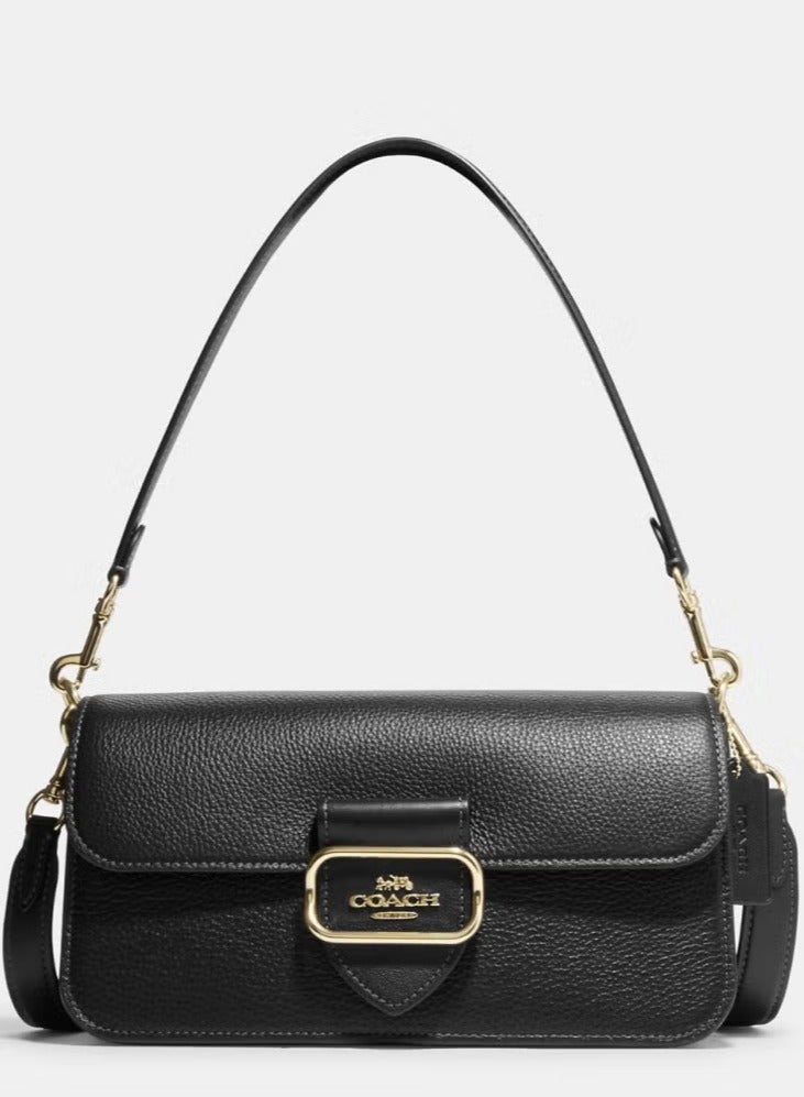 كوتش اوت ليت حقيبة كتف كوتش مورغان من قماش مميز، حقيبة كتف نسائية، حقيبة كروس نسائية، حقيبة سفر نسائية، مقاس 26 سم - Image 1