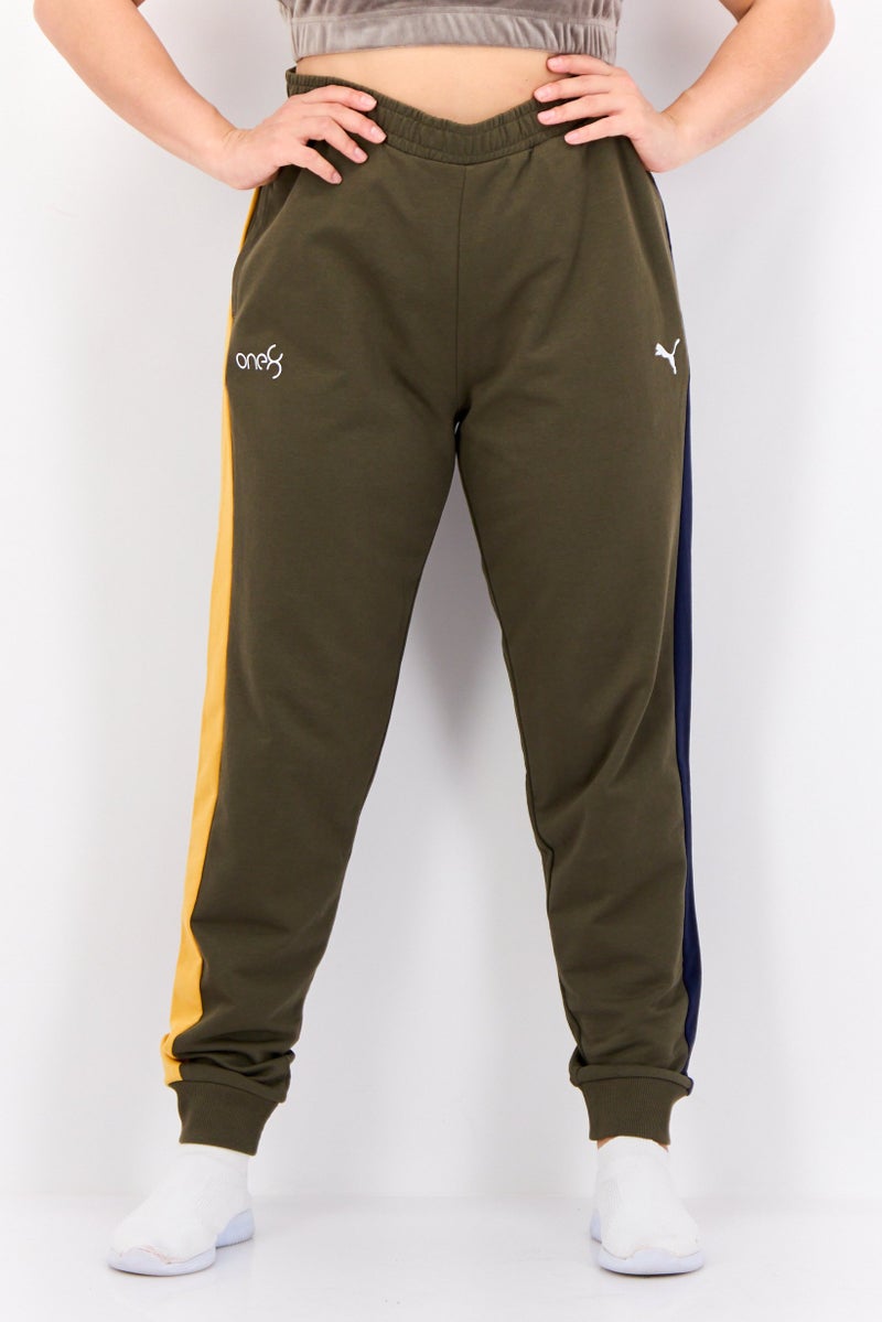 PUMA Women Slim Fit Outdoor Jogger Pants, Dark Olove  - Image 1