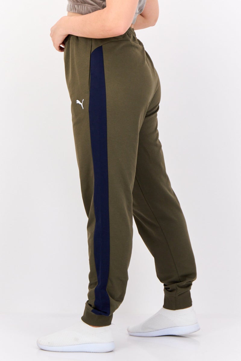 PUMA Women Slim Fit Outdoor Jogger Pants, Dark Olove  - Image 4
