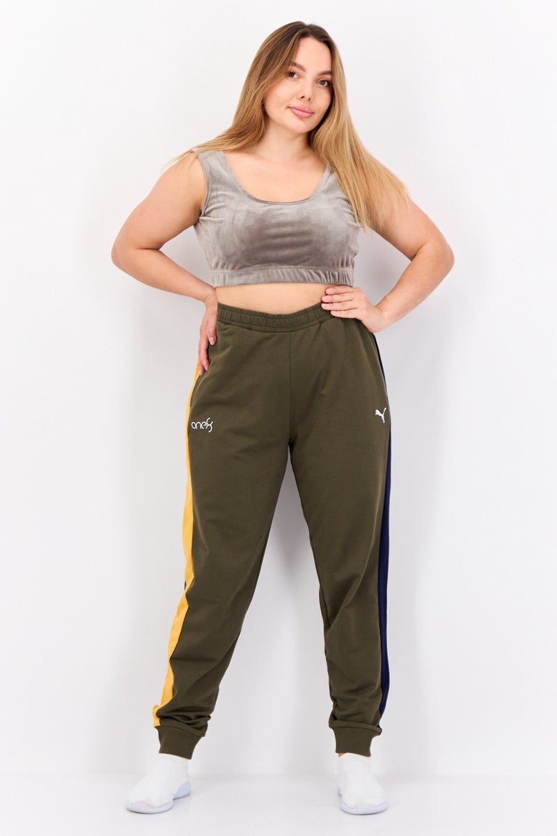 PUMA Women Slim Fit Outdoor Jogger Pants, Dark Olove  - Image 2