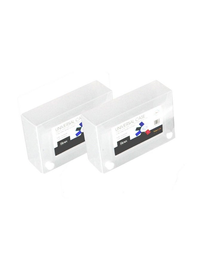 Filexec Products 3 X 5 Inches Index Card Case Clear Pack Of 2 (5030620233)  - Image 1