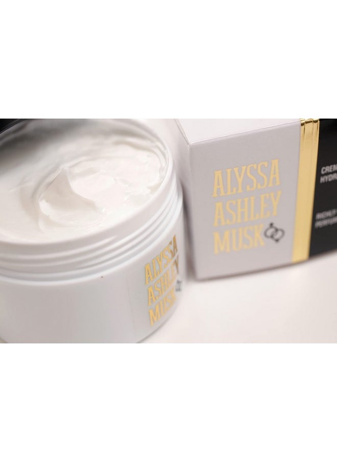 ALYSSA ASHLEY Musk Super Moisturizing Body Cream For Women 8.5 Ounce (70253)  - Image 3