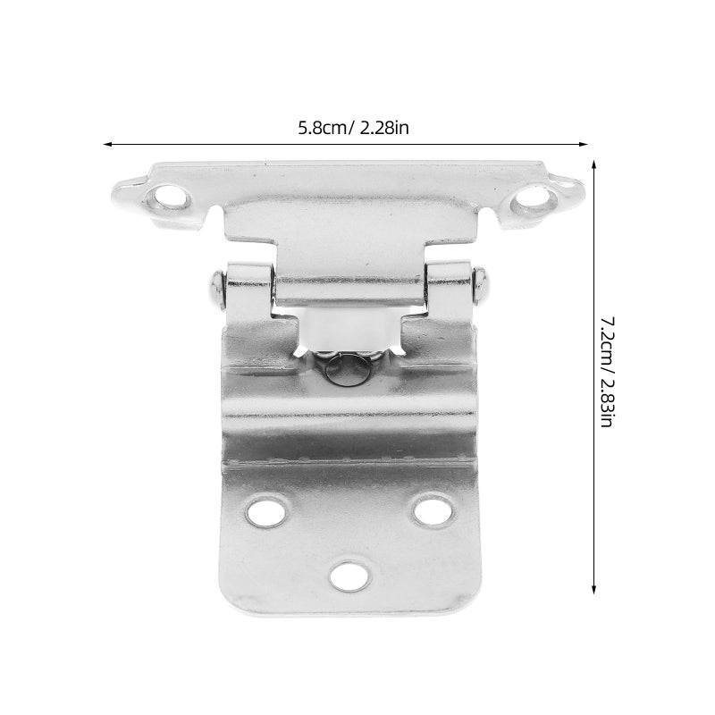 Self Closing Cabinet Hinge Spring Loaded 3 8 Inch Concealed Silver Automatic - Image 3