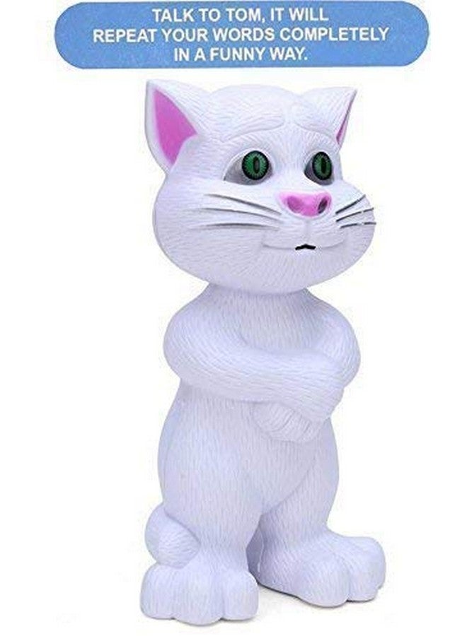 SHREEJIIH Intelligent Touching Talking Tom Cat with Wonderful Voice, Stories and Songs, Touch Functions (Color May Vary)