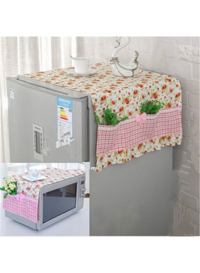 BS غطاء ثلاجة مطبوع من B&S مع حواف دانتيل - Image 2