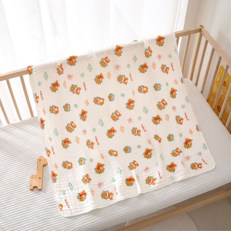 Baby Quilt Cotton Six-Layer Gauze Bath Towel Newborn Aa Class Single Bag Towel Blanket For Newborn Baby - Image 1