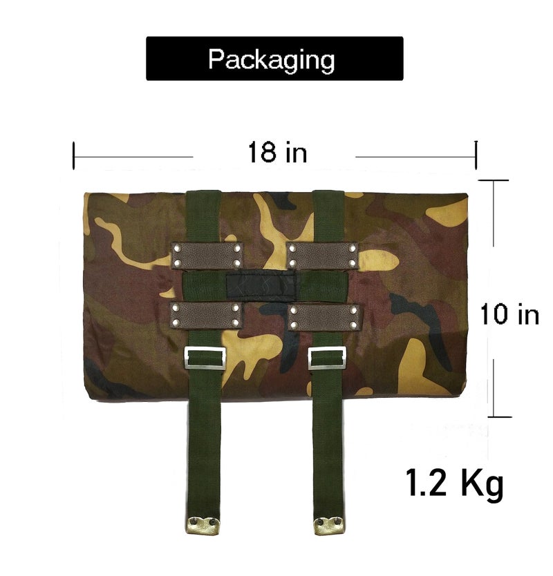 RhinoKraft حقيبة نوم بوليستر بريميوم بطبعة الجيش من راينو كرافت - Image 4