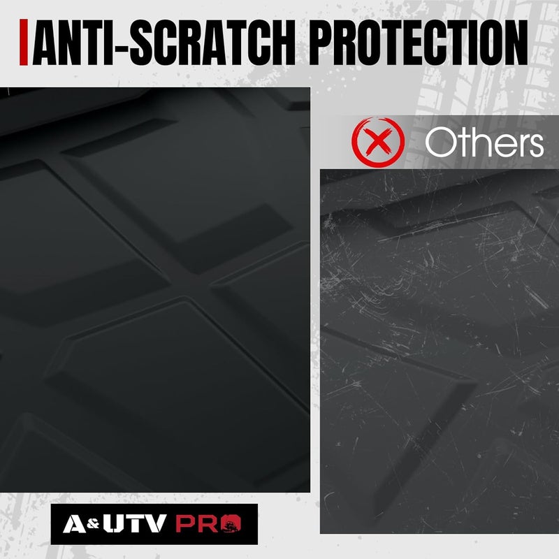 A & UTV PRO General Rubber Bed Mat Liner for Polaris General 1000/4 1000/XP 4 1000 (2016-2022) - Image 2