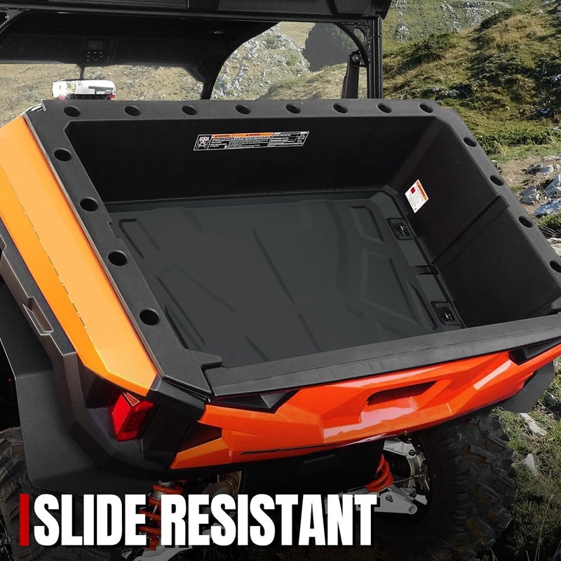 A & UTV PRO General Rubber Bed Mat Liner for Polaris General 1000/4 1000/XP 4 1000 (2016-2022) - Image 3