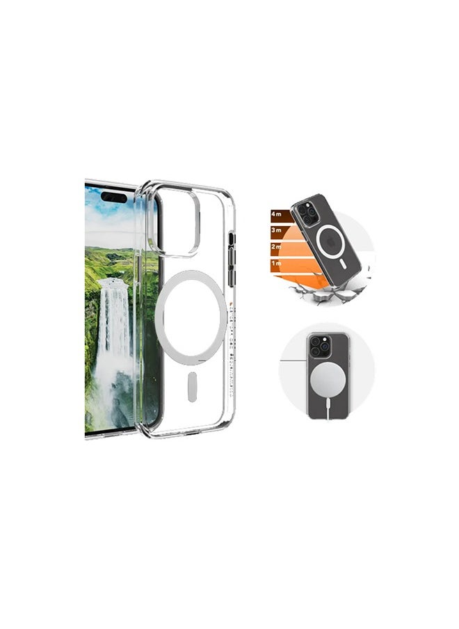 DBRAMANTE1928 - dbramante1928 iPhone 15 Pro Max Iceland Ultra D3O MagSafe Case Clear - Image 1