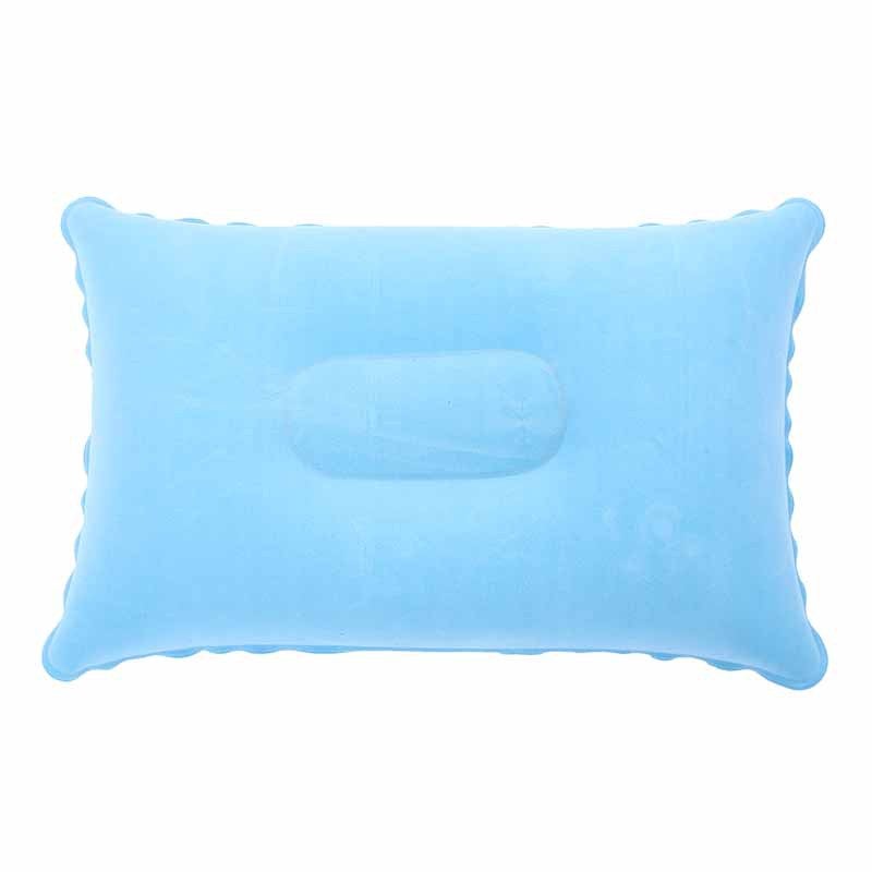 Portable Inflatable Travel Pillow for Outdoors Light blue 