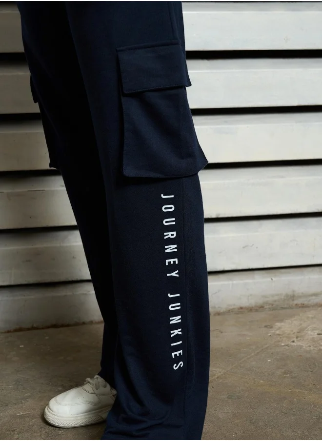 هاي ستار Men Navy Trousers