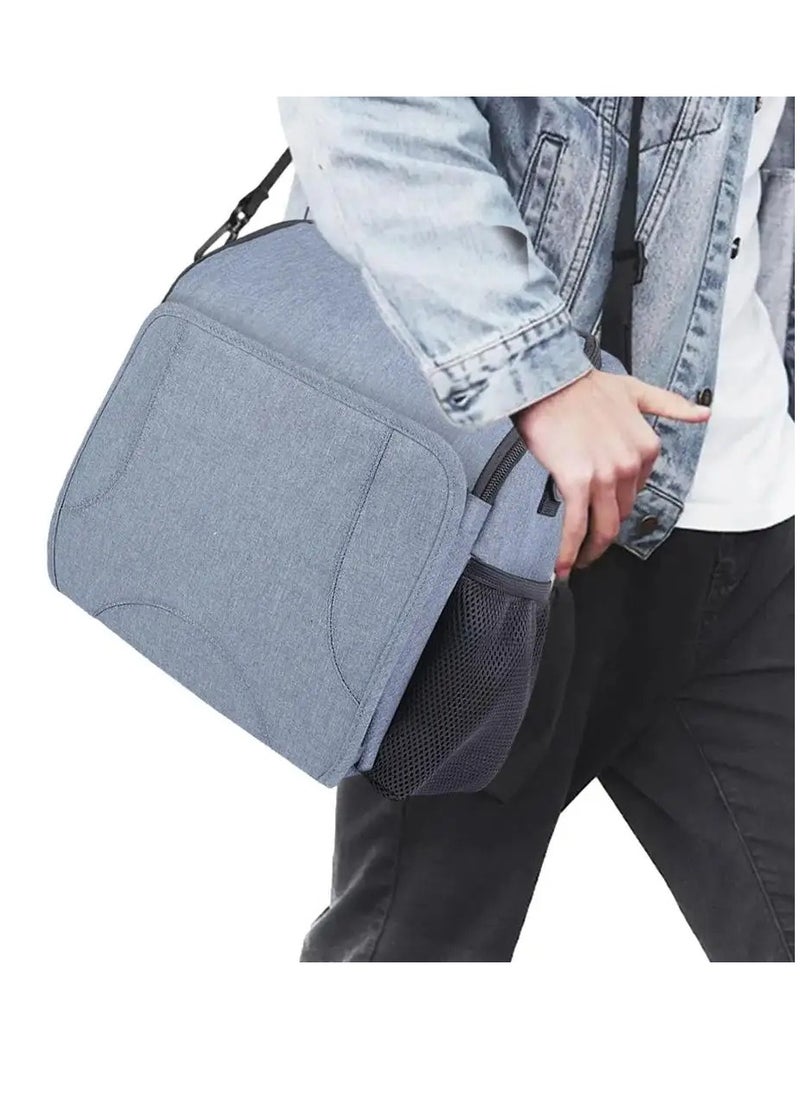 XiuWoo 2 in 1 Multifunctional Portable Kids Baby Booster Seat, High Chair, Mother bag, Nappy Storage Bag and Baby Travel Diaper Bag with Handy Storage Compartments and Safety Harness  - Image 2
