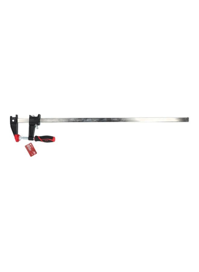 ACE Steel F-Bar Clamp with Comfort TPR Grip Handles Silver and Black 610mm
