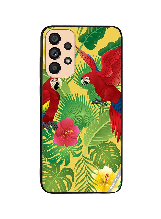 VR CREATIVE Protective Case Cover For Samsung Galaxy A72 Parrot In Jungle Design Multicolour - Image 1