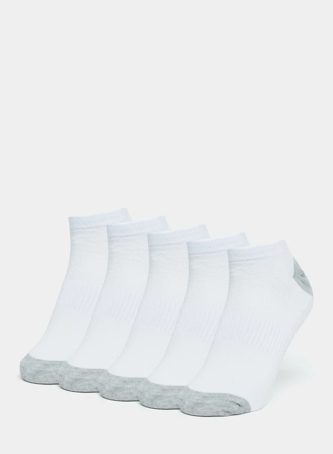 ستايلي Pack of 5 - Contrast Ankle Length Socks