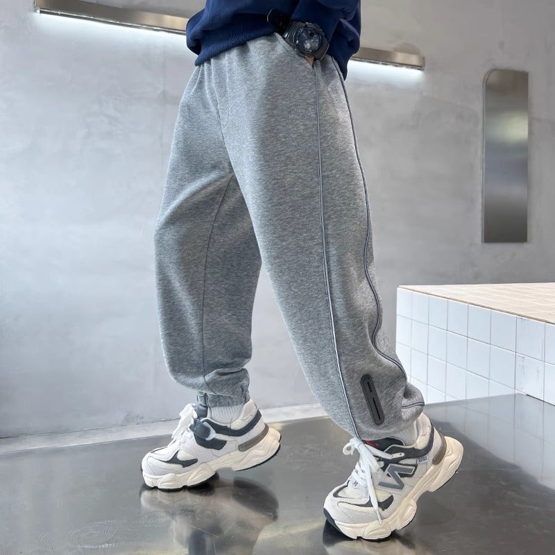Boys' Autumn Pants Sports Pants Autumn Thin Large Children'S Casual Long Trend - Image 1