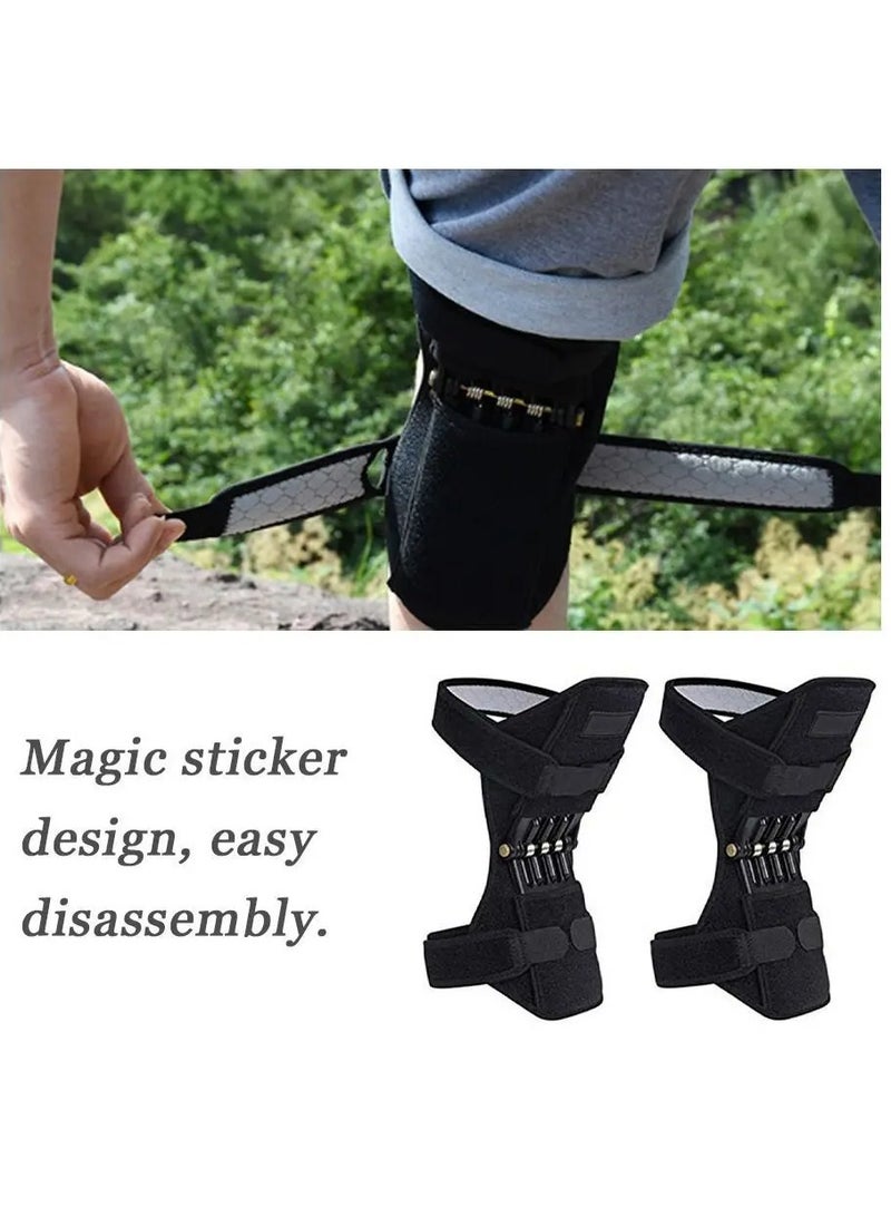 AROAQ Knee Protection Booster Power Support Knee Pads Powerful Rebound Spring Force Sports Reduces Soreness Old Cold Leg Protection - Image 4