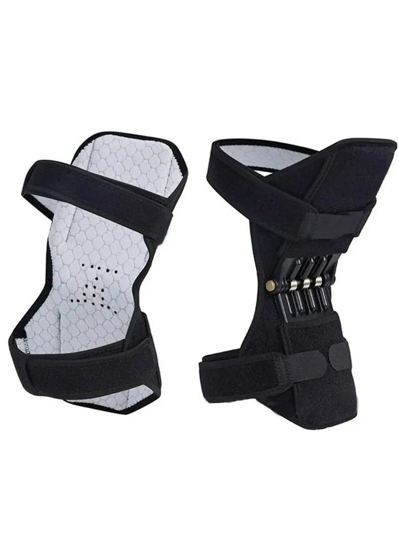 AROAQ Knee Protection Booster Power Support Knee Pads Powerful Rebound Spring Force Sports Reduces Soreness Old Cold Leg Protection - Image 3
