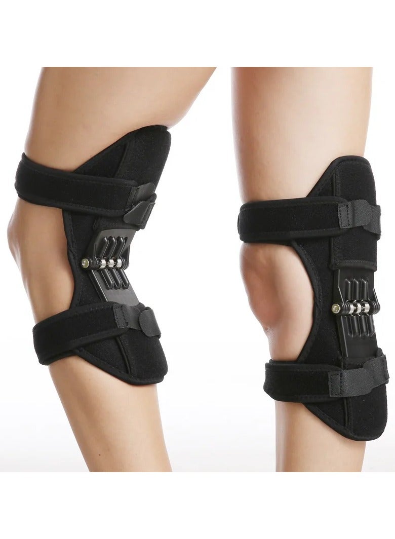 AROAQ Knee Protection Booster Power Support Knee Pads Powerful Rebound Spring Force Sports Reduces Soreness Old Cold Leg Protection - Image 1