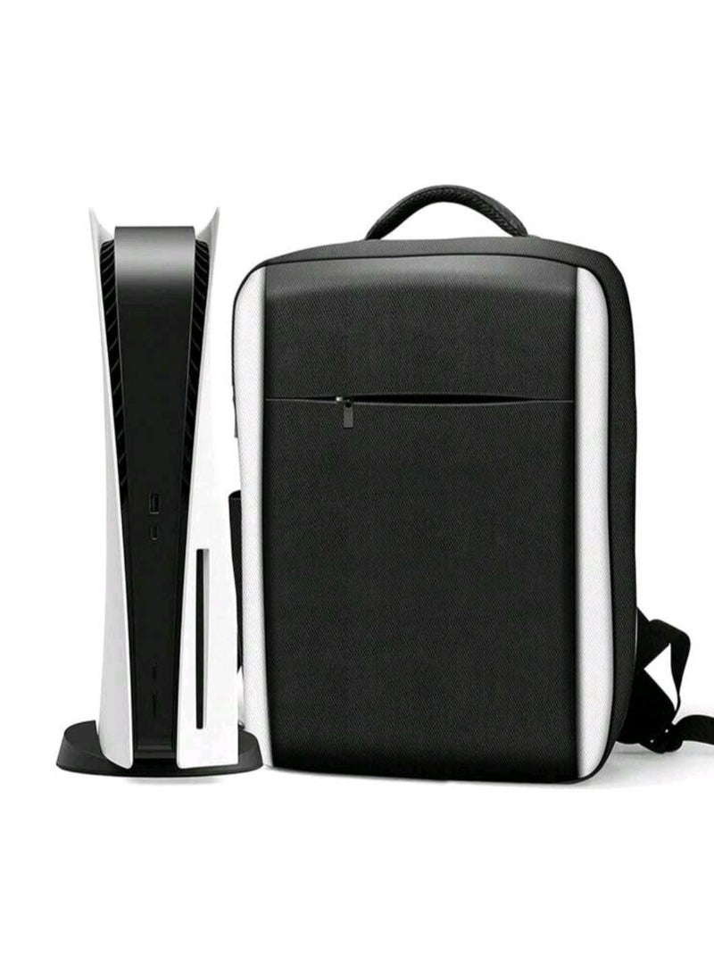PS5 Game Console Backpack Protection with High Capacity Minimalist Style Carrying Bag for PlayStation 5 - bag with Handle and Strap Adjustable  - Image 1