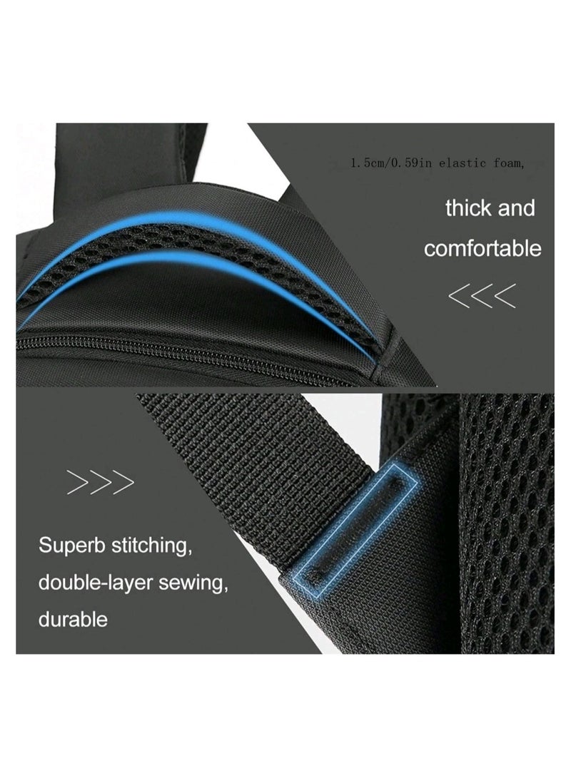 PS5 Game Console Backpack Protection with High Capacity Minimalist Style Carrying Bag for PlayStation 5 - bag with Handle and Strap Adjustable  - Image 4