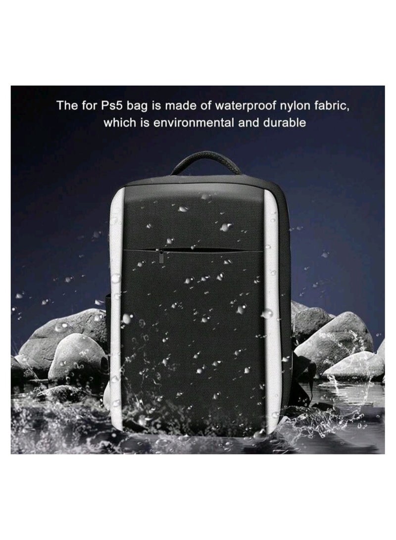 PS5 Game Console Backpack Protection with High Capacity Minimalist Style Carrying Bag for PlayStation 5 - bag with Handle and Strap Adjustable  - Image 3