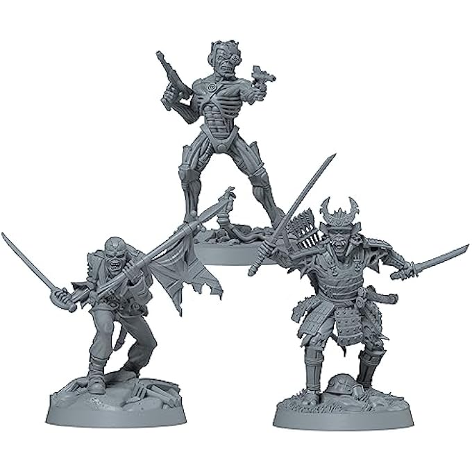CMON Zombicide Iron Maiden Character Pack #1 - Eddie Miniatures and Game Enhancements! Cooperative Strategy Board Game, Ages 14+, 1-6 Players, 60 Minute Playtime, Made - Image 4