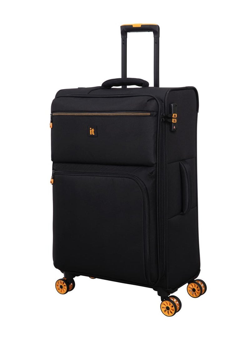 it Luggage it luggage Compartment, Unisex Polyester Material Soft Case, 8x360 Degree Spinner Wheels, Expandable Trolley Bag, Telescopic Handle, TSA Lock, 12-3149-08, Lightweight  - Image 1