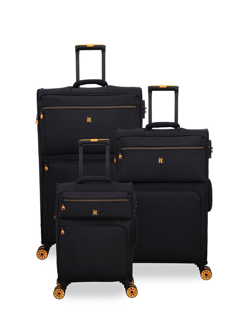 it Luggage - it luggage Compartment, Unisex Polyester Material Soft Case, 8x360 Degree Spinner Wheels, Expandable Trolley Bag, Telescopic Handle, TSA Lock, 12-3149-08, Lightweight - Image 1