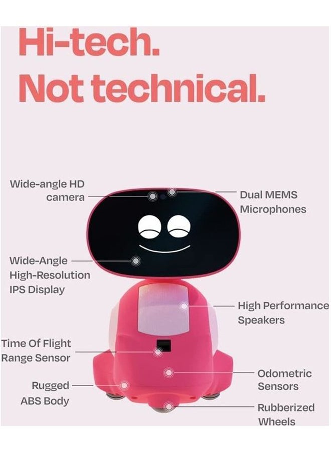 ميكو ماي كومبانيون 3 روبوت ذكي يعمل بتقنية الذكاء الاصطناعي للأطفال، روبوت تعليمي تفاعلي مع تطبيقات الترميز + ألعاب غير محدودة + قابل للبرمجة، للأطفال من سن 5 إلى 10 سنوات - Image 2