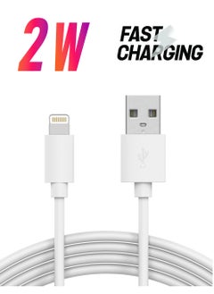 ELTRAZONE iPhone Charger Cable, 3 Pack 2m[MFi Certified] Extra Long iPhone Charging Cable Mutipack iPhone Leads compatible with iPhone 12/11 Pro Mini SE XS Max X XR 8 7 6s Plus iPod - White  - Image 1