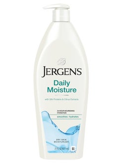 Jergens Daily Moisture Dry Skin Moisturizer Hand And Body Lotion 621ml 
